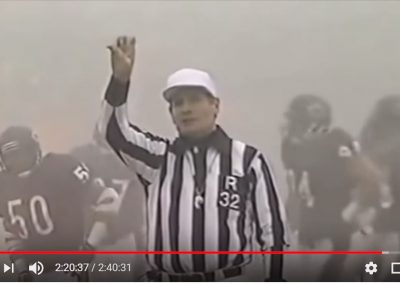 Fog Bowl - Jim Tunney 2 Yards